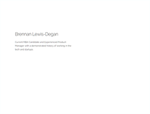 Tablet Screenshot of bdegan.com
